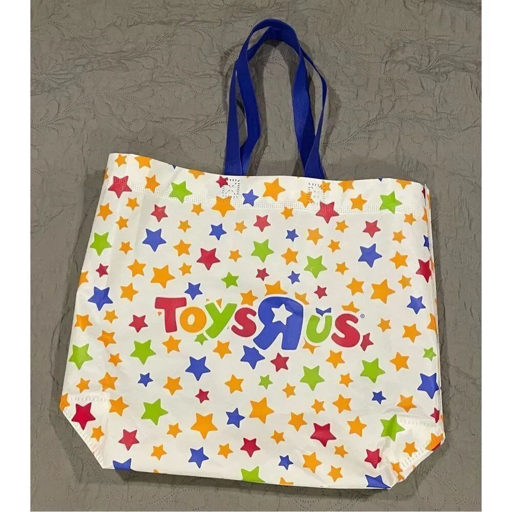 Toys R Us Colorful Stars Reusable Tote Bag Small